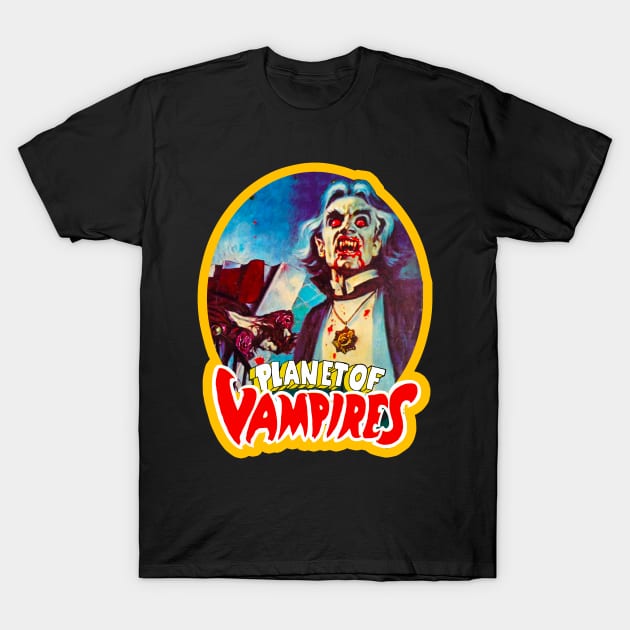 PLANET OF VAMPIRES // 70s Science Fiction T-Shirt by Niko Neon